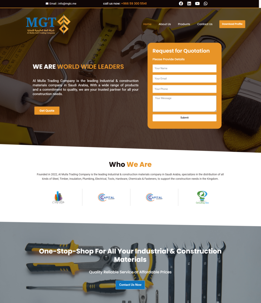 Construction Material website